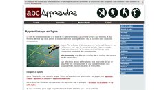 Desktop Screenshot of abc-apprendre.com