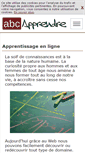 Mobile Screenshot of abc-apprendre.com